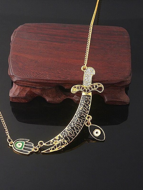 Imam Ali sword Zulfiqar - Necklace - Image 3