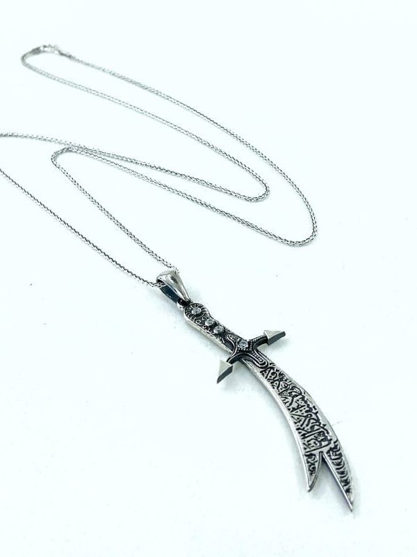 Zulfikar Silver Necklace - Image 2