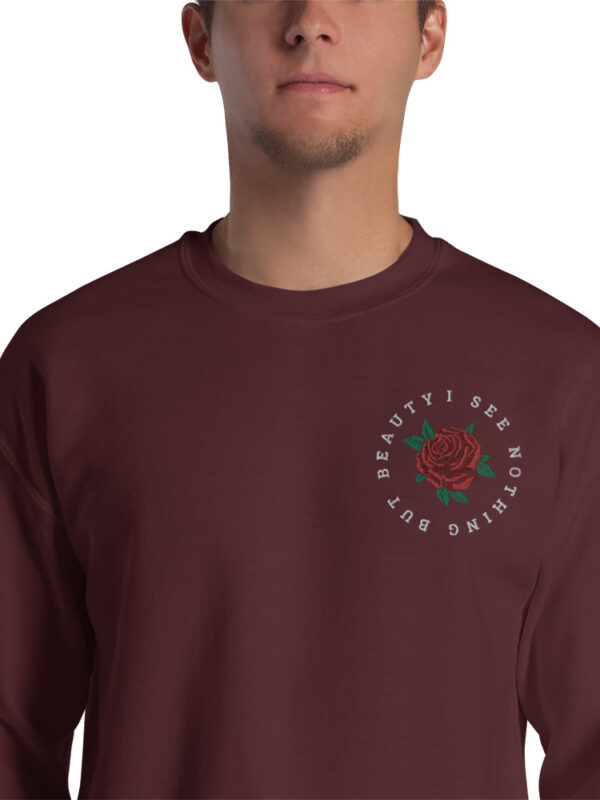 I See Nothing But Beauty - Embroidered Sweatshirt - Image 5