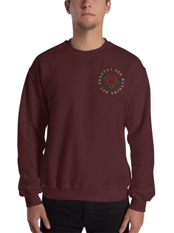 I See Nothing But Beauty - Embroidered Sweatshirt - Image 6