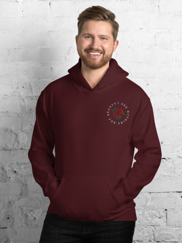 I See Nothing But Beauty - Embroidered Hoodie - Image 6